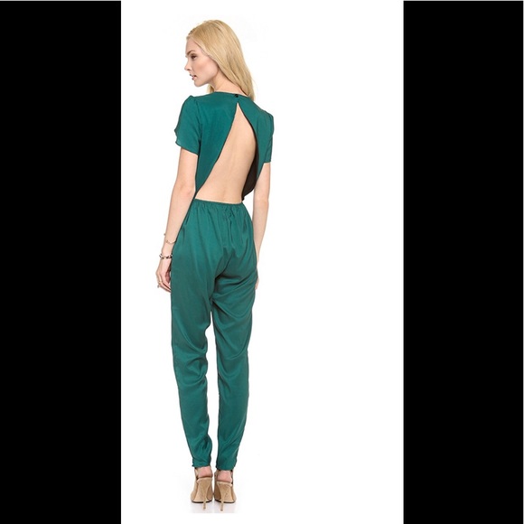 Emerald green jump suit by 6 Shore Road size XS - Picture 5 of 5